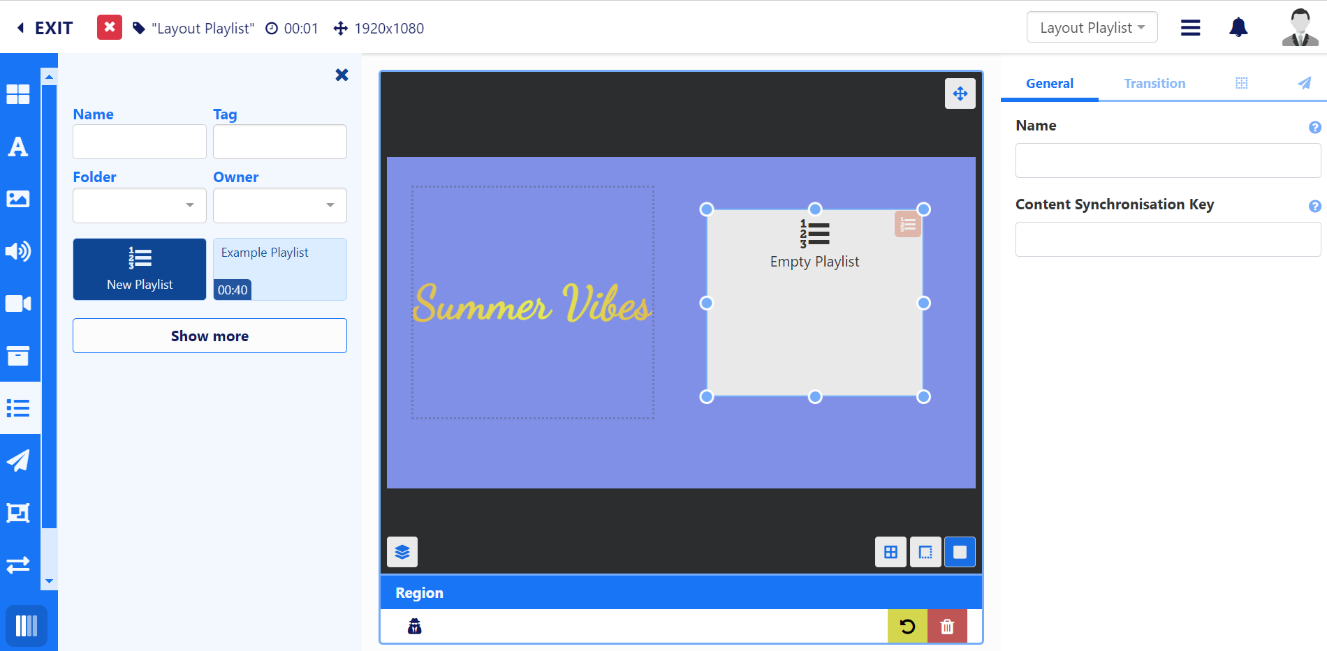 Content Synchronisation Key